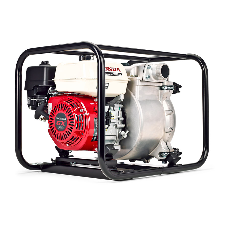 Pompe de chantier pour eaux chargées, 2 po Honda – Location Amos Lou-Tec